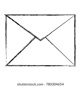 mail envelope isolated icon