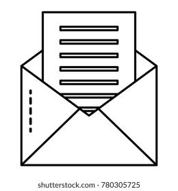 mail envelope isolated icon