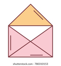 mail envelope isolated icon