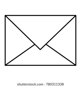 mail envelope isolated icon