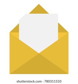 mail envelope isolated icon