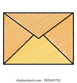 mail envelope isolated icon