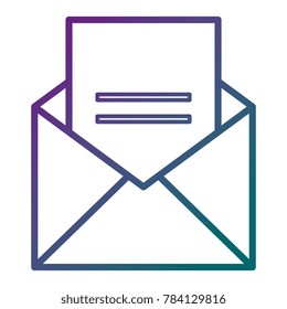 mail envelope isolated icon