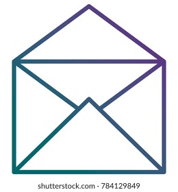 mail envelope isolated icon
