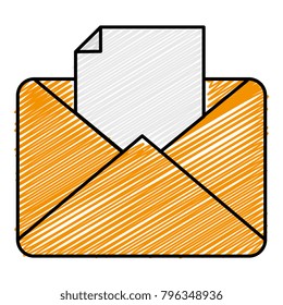 mail envelope isolated icon