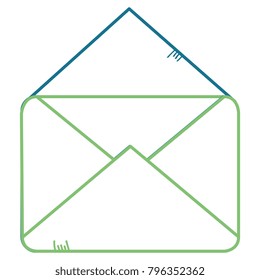 mail envelope isolated icon