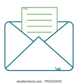 mail envelope isolated icon
