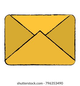 mail envelope isolated icon