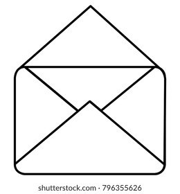 mail envelope isolated icon