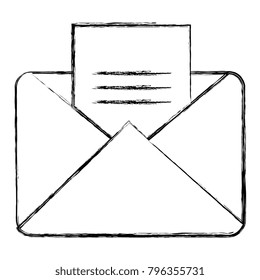 mail envelope isolated icon