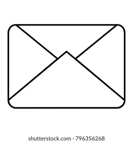 mail envelope isolated icon