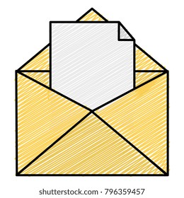 mail envelope isolated icon