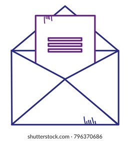 mail envelope isolated icon