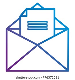 mail envelope isolated icon