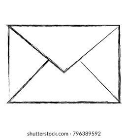 mail envelope isolated icon