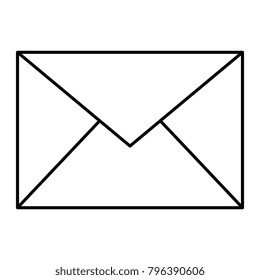 mail envelope isolated icon