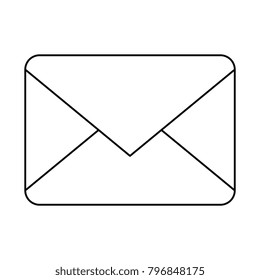 mail envelope isolated icon