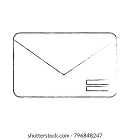 mail envelope isolated icon