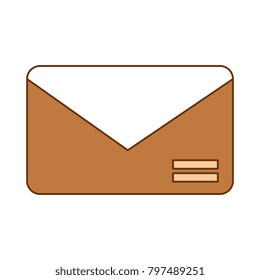 mail envelope isolated icon
