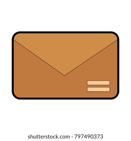 mail envelope isolated icon