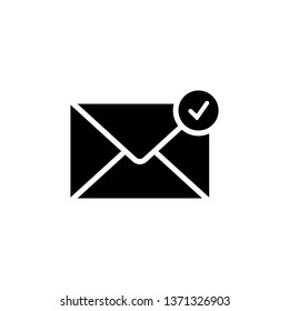 mail envelope letter icon vector isolated