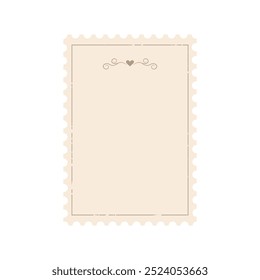 Mail Envelope Letter. Post card Craft paper letter and mail envelope. Postage card cute envelope vector illustration.