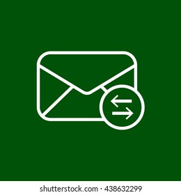 mail envelope line icon