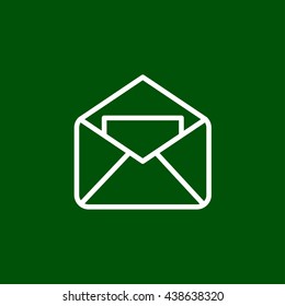 mail envelope line icon