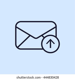 mail envelope line icon