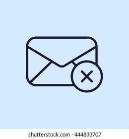 mail envelope line icon