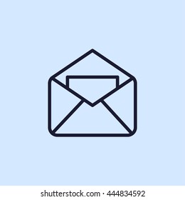 mail envelope line icon