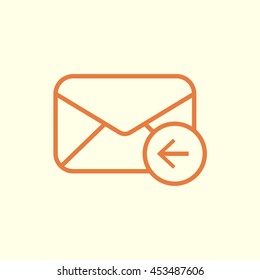 mail envelope line icon