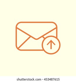 mail envelope line icon