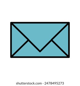 logotipo e icono del sobre de correo 