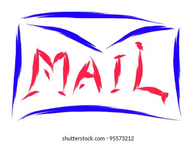 mail envelope sketch