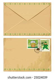 Mail envelope for St. Patrick's Day. To see similar, please VISIT MY GALLERY.