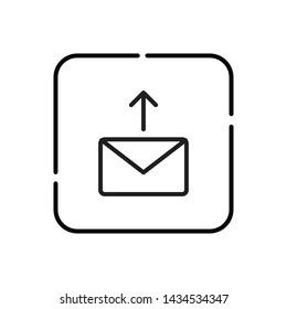 Mail, envelope symbol vector icon