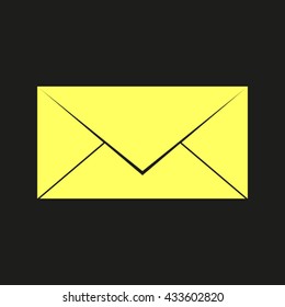 Mail envelope vector icon