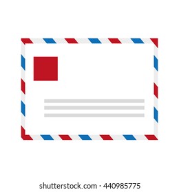 mail envelope , vector illustration