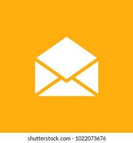 mail and envelope web icon, sock vector, eps10.