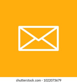 mail and envelope web icon, sock vector, eps10.
