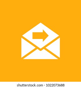 mail and envelope web icon, sock vector, eps10.