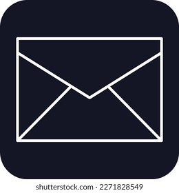 Mail Feedback Icons with black filled outline style. Thin line icon related to feedback, rating, testimonials, quick response, satisfaction and more. Simple web icon. Vector illustration