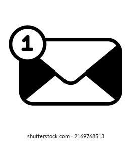 mail Finance Related Vector Line Icon. Editable Stroke Pixel Perfect.