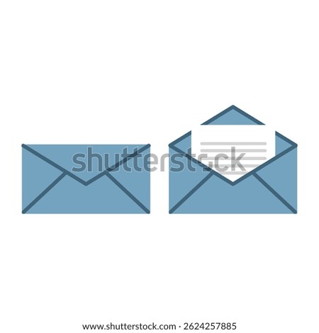 mail flat animation email icon envelope