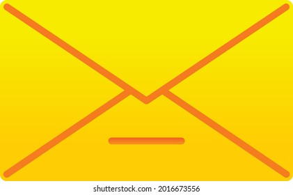 Mail Flat Gradient Vector Icon Design
