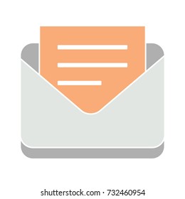 mail flat icon