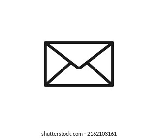 Mail flat icon. Single high quality outline symbol for web design or mobile app.  Mail thin line signs for design logo, visit card, etc. Outline pictogram EPS10