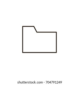 Mail flat icon. Single high quality symbol of line letter vector for web design or mobile app. Color signs of email for design logo. Single pictogram of envelope on white background