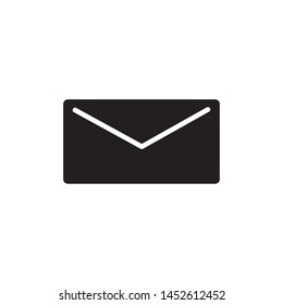 mail flat icon vector illustration